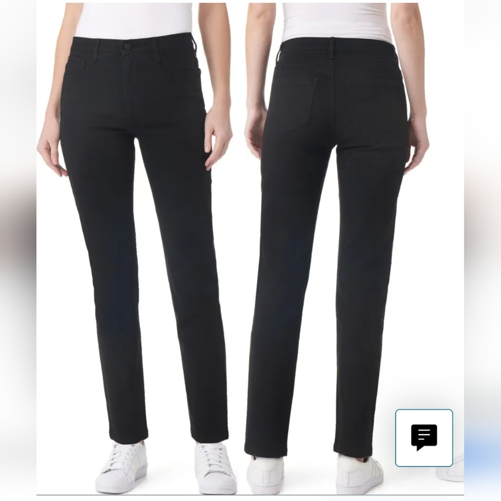 Never Worn Black Straight Leg Jeans